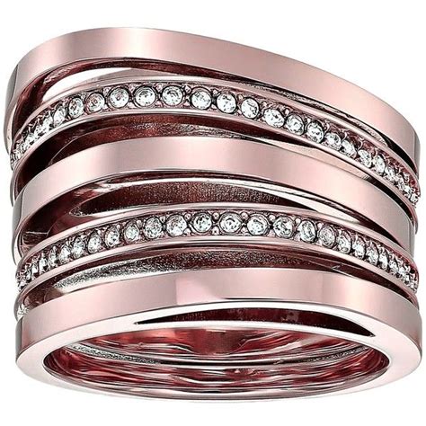 rose ring michael kors|Michael Kors stackable rings.